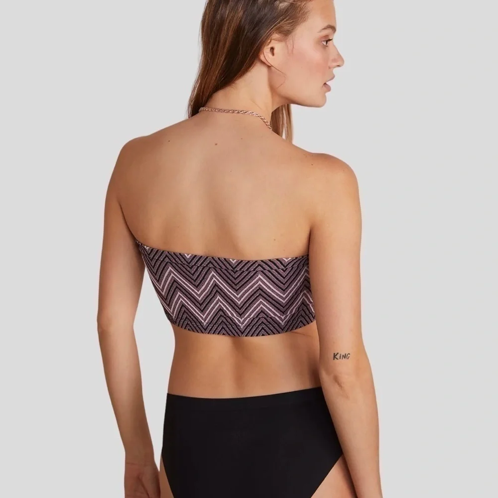 FREE PEOPLE Desert Days Seamless Pull-On Sweetheart Neck Bandeau-M/L NWT